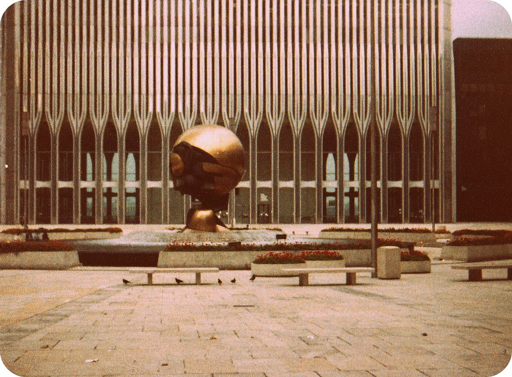 Sphere in the World Trade Center Plaza