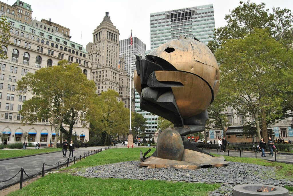 WTC Sphere in Battery Park