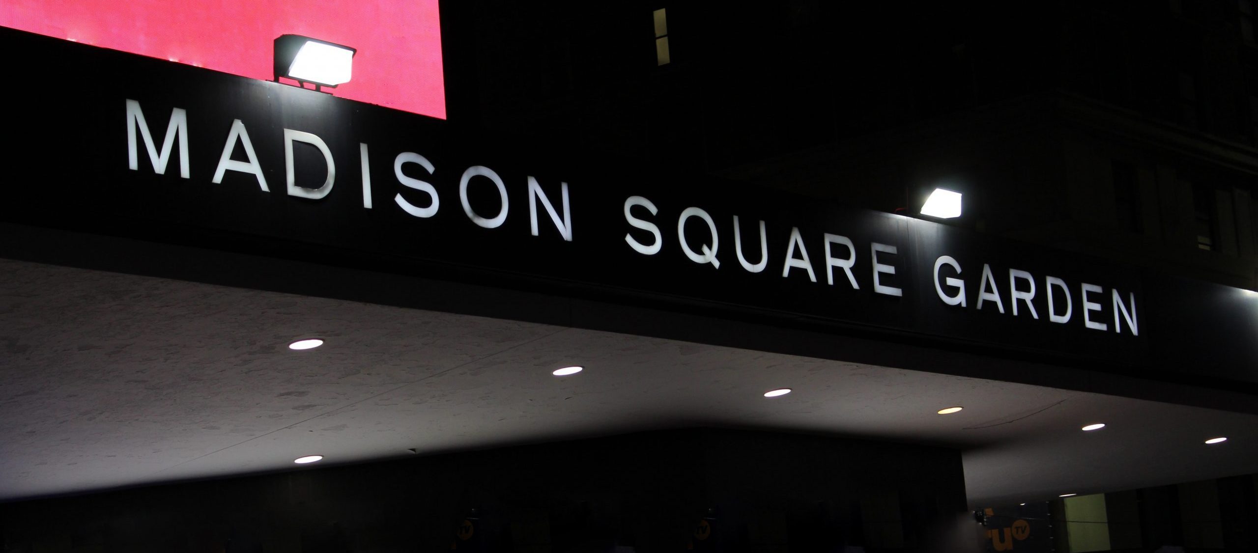 Madison Square Garden sign
